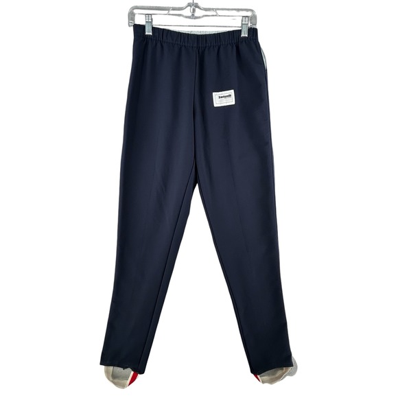 Tracksmith Bislett Eliot Stretch Fabric Running Pants Navy Blue Mens Small